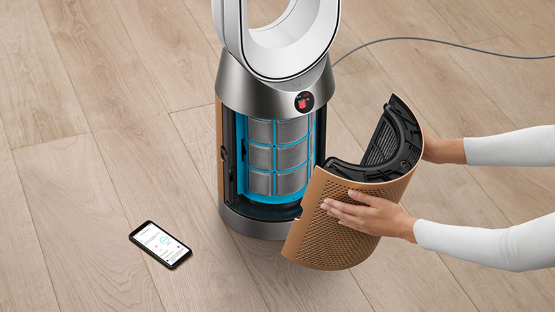 Buy Purifier Hot+Cool HP2 De-nox (HP12) Nickel/Gold | Dick Smith